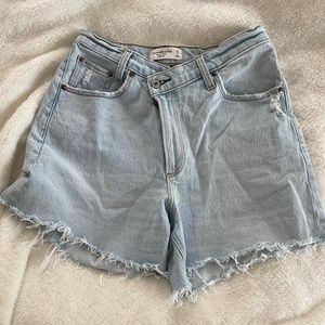 Denim dad shorts